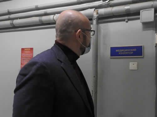 Член Общественного совета подмосковного Главка МВД России проверил изолятор временного содержания в Можайске